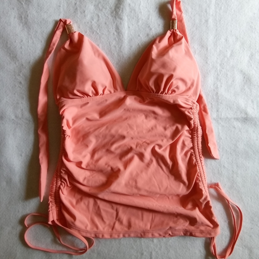 women's Holipick Coral Bikini Halter Top swimwear